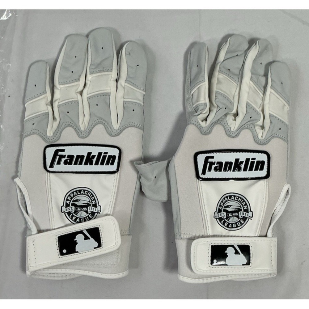Franklin‎ Batting Gloves - Pair (White) XL Baseball Softball